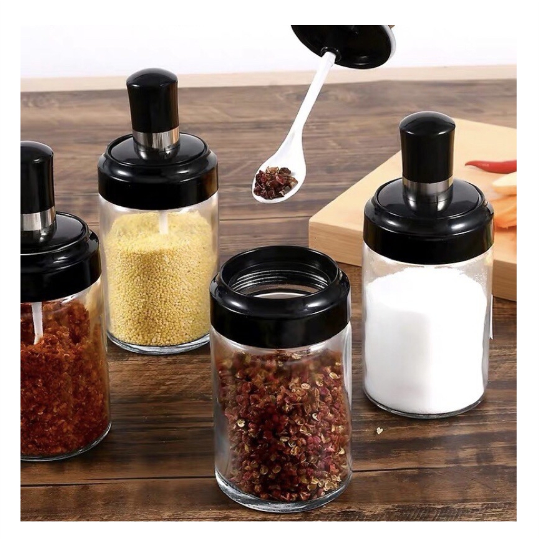 Θήκη-Μπαχαρικών-Γυάλινη-Διάφανη-με-Κουτάλι-2