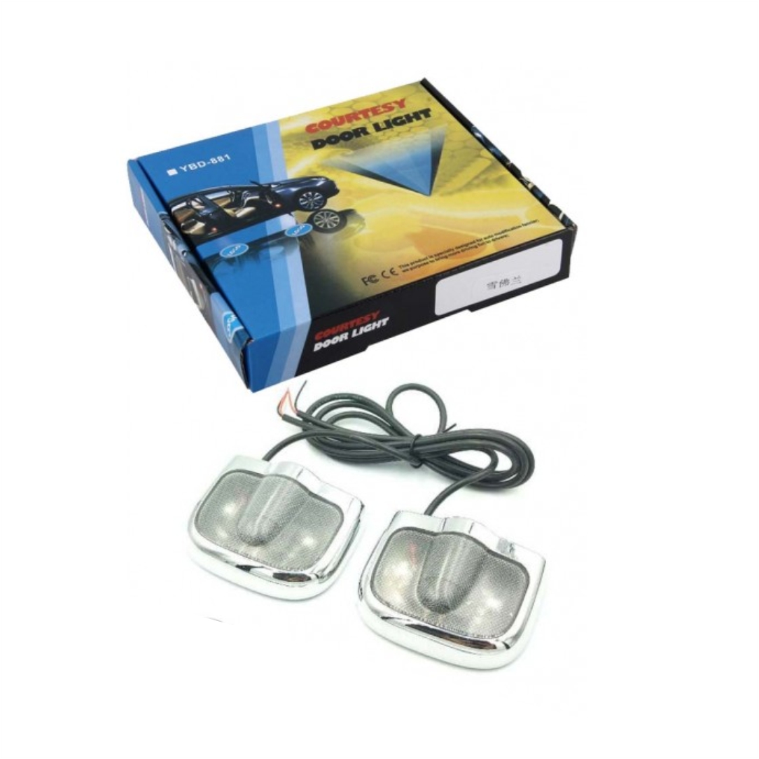 Φώτα-Πόρτας-Αυτοκινήτου-με-Λογότυπο-Benz-Courtesy-Door-Light