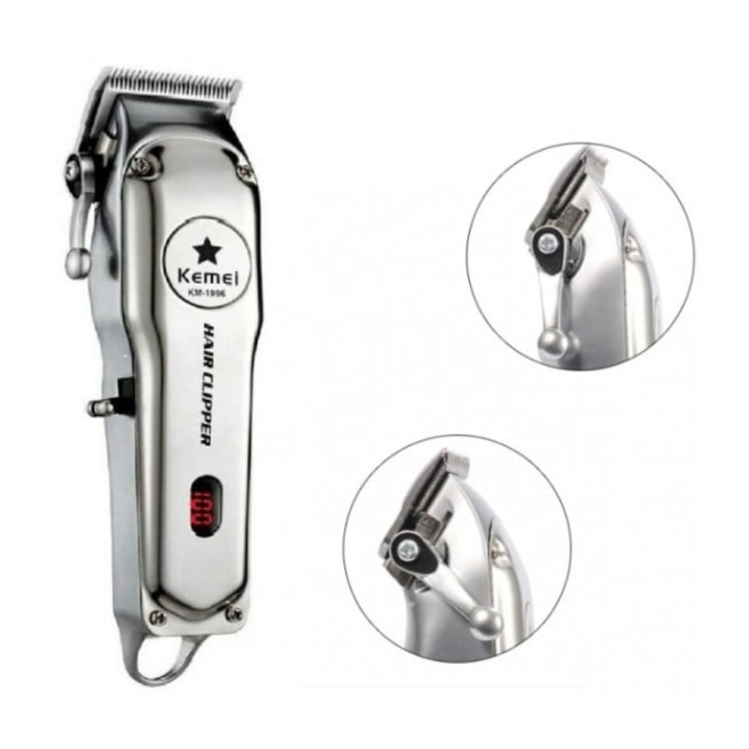 Επαναφορτιζόμενη-Κουρευτική-Μηχανή-Kemei-KM-1996-2