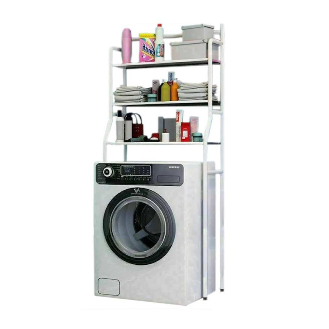 Μεταλλική-Ραφιέρα-Μπάνιου-για-το-Πλυντήριο-Laundry-Rack