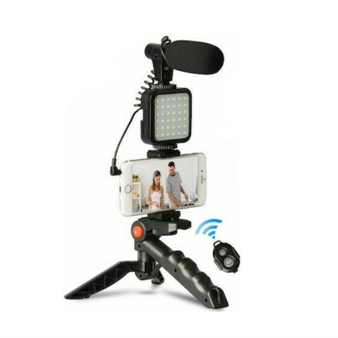 Σετ-Live-Streaming-Selfie-Stick-Τρίποδο-Κινητού-AY-49