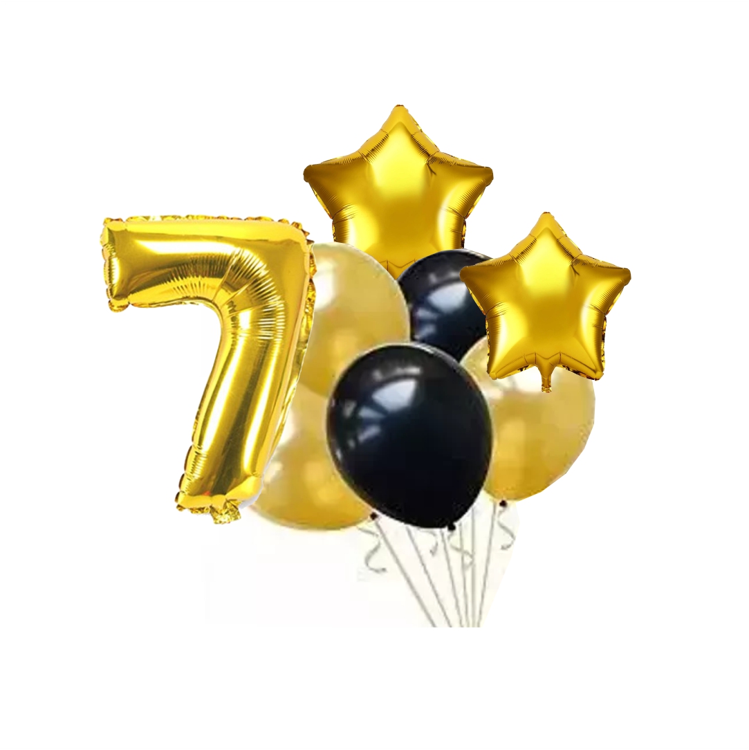 Μπαλόνια-Γενεθλίων-8τμχ-Balloon-Rarty-No.7