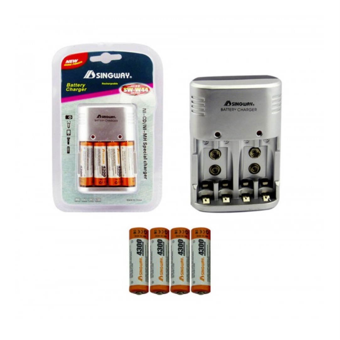 Φορτιστής-4-Μπαταριών-Singway-SW-W44-1